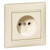 Розетка 1-м СП Valena 16А IP21 без заземл. на винтах механизм сл. кость IEK 774316