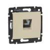 Розетка телефонная 1-м СП Valena RJ11 4 контакт. механизм сл. кость IEK 774338