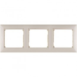 Рамка 3-м Valena горизонт. сл. кость Leg 774353