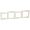 Рамка 4-м Valena горизонт. сл. кость IEK 774354