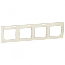 Рамка 4-м Valena горизонт. сл. кость IEK 774354