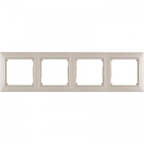 Рамка 4-м Valena горизонт. сл. кость IEK 774354