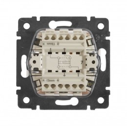 Переключатель перекрестный 1-кл. СП Valena 10А IP31 250В механизм бел. IEK 774407