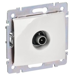 Розетка телевизионная оконечная TV 1вых. СП Valena 1.5дБ 2400МГц с топологией 