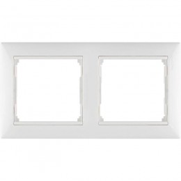 Рамка 2-м Valena горизонт. бел. Leg 774452