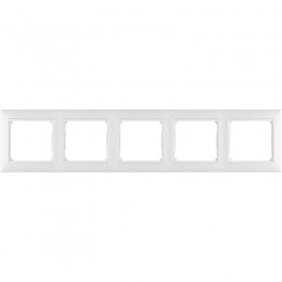 Рамка 5-м Valena горизонт. бел. IEK 774455