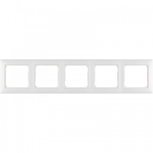 Рамка 5-м Valena горизонт. бел. IEK 774455
