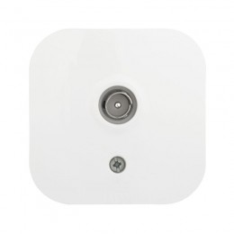 Розетка телевизионная TV 1-м ОП Quteo IP20 с топологией 