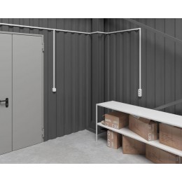 Розетка 3-м ОП Quteo 16А IP20 250В 3х2P+E с заземл. защ. шторки бел. Leg 782238