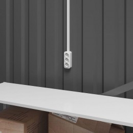 Розетка 3-м ОП Quteo 16А IP20 250В 3х2P+E с заземл. защ. шторки бел. Leg 782238