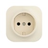 Розетка 1-м ОП Quteo 16А IP20 2P без заземл. без защ. шторок сл. кость IEK 782240