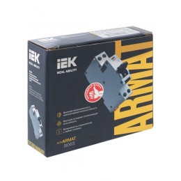 Выключатель автоматический дифференциального тока 2п (1P+N) C 20А 30мА тип AC АВДТ B06S 18мм ARMAT IEK AR-B06S-1N-C20C030