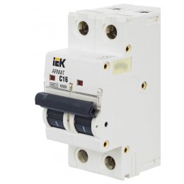 Выключатель автоматический модульный 2п C 16А M06N ARMAT IEK AR-M06N-2-C016