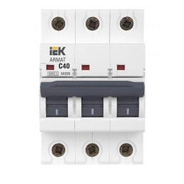 Выключатель автоматический модульный 3п C 40А M06N ARMAT IEK AR-M06N-3-C040