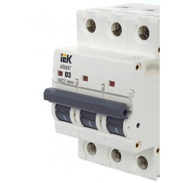 Выключатель автоматический модульный 3п D 3А M06N ARMAT IEK AR-M06N-3-D003