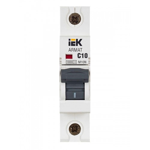 Выключатель автоматический модульный 1п C 10А M10N ARMAT IEK AR-M10N-1-C010