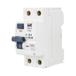 Выключатель дифференциального тока (УЗО) 2п 25А 30мА тип AC ВДТ R10N ARMAT IEK AR-R10N-2-025C030