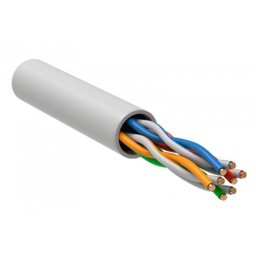 Кабель витая пара U/UTP кат.5E 4х2х24AWG solid LSZH Generica бел. (м) ITK BC1-C5E04-128-305-G