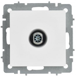 Розетка телевизионная оконечная TV СП BRITE РТВ11-0-БрАБ механизм арктич. бел. IEK BR-A10-O-K91