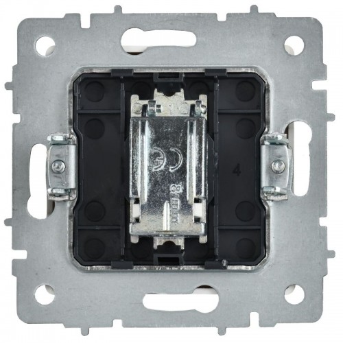 Розетка телевизионная оконечная TV СП BRITE РТВ11-0-БрАБ механизм арктич. бел. IEK BR-A10-O-K91