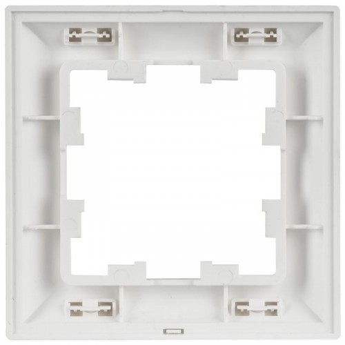 Рамка 1-м BRITE РУ-1-БрАБ арктич. бел./бел. IEK BR-M12-12-K91