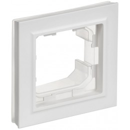 Рамка 1-м BRITE РУ-1-БрАБ-44 IP44 арктич. бел. IEK BR-M12-44-K91