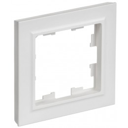 Рамка 1-м BRITE РУ-1-БрАБ арктич. бел. IEK BR-M12-K91