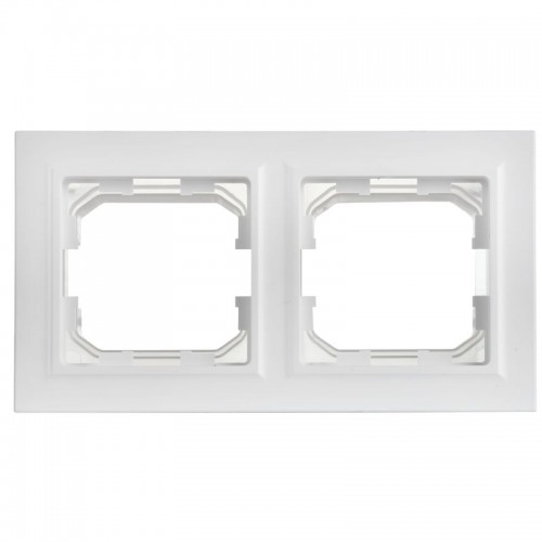 Рамка 2-м BRITE РУ-2-БрАБ-44 IP44 арктич. бел. IEK BR-M22-44-K91