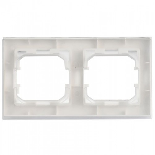 Рамка 2-м BRITE РУ-2-БрАБ-44 IP44 арктич. бел. IEK BR-M22-44-K91