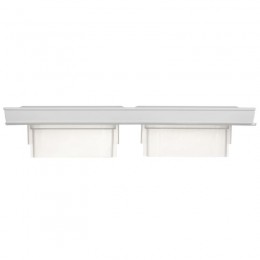 Рамка 2-м BRITE РУ-2-БрАБ-44 IP44 арктич. бел. IEK BR-M22-44-K91