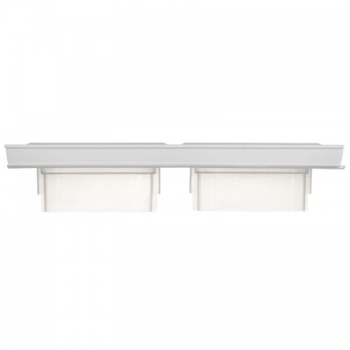 Рамка 2-м BRITE РУ-2-БрАБ-44 IP44 арктич. бел. IEK BR-M22-44-K91