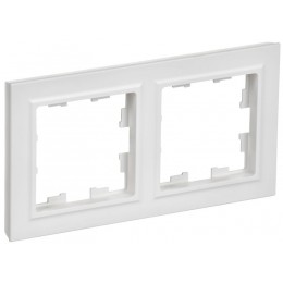 Рамка 2-м BRITE РУ-2-БрАБ арктич. бел. IEK BR-M22-K91