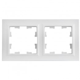 Рамка 2-м BRITE РУ-2-БрАБ арктич. бел. IEK BR-M22-K91