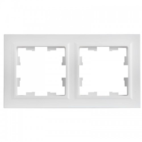 Рамка 2-м BRITE РУ-2-БрАБ арктич. бел. IEK BR-M22-K91