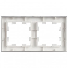 Рамка 2-м BRITE РУ-2-БрАБ арктич. бел. IEK BR-M22-K91