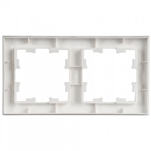 Рамка 2-м BRITE РУ-2-БрАБ арктич. бел. IEK BR-M22-K91