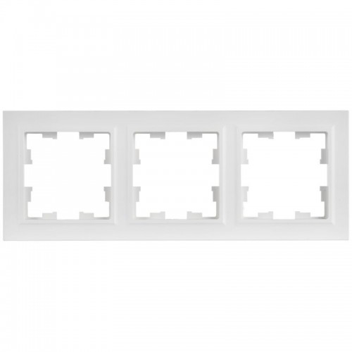 Рамка 3-м BRITE РУ-3-БрАБ арктич. бел. IEK BR-M32-K91