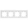 Рамка 4-м BRITE РУ-4-БрАБ арктич. бел. IEK BR-M42-K91
