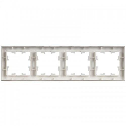 Рамка 4-м BRITE РУ-4-БрАБ арктич. бел. IEK BR-M42-K91