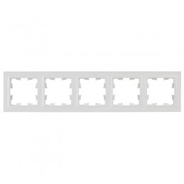 Рамка 5-м BRITE РУ-5-БрБ бел. IEK BR-M52-K01