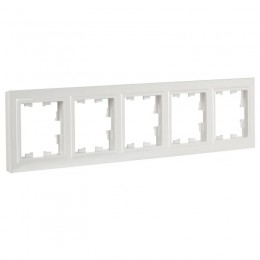 Рамка 5-м BRITE РУ-5-БрБ бел. IEK BR-M52-K01