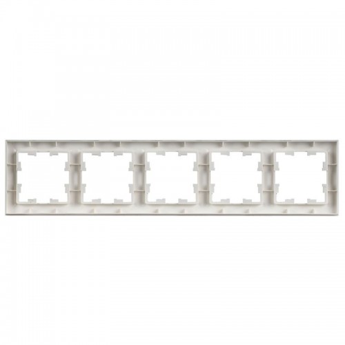 Рамка 5-м BRITE РУ-5-БрАБ арктич. бел. IEK BR-M52-K91