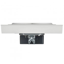 Розетка 2-м СП BRITE РСПл12-3-БрАБ 16А в сборе с заземл. без защ. шторок плоская арктич. бел. IEK BR-R27-16-K91-F