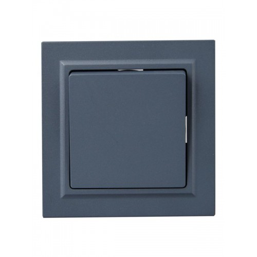 Выключатель 1-кл. СП BRITE ВСР10-1-0-БрМ 10А в сборе маренго IEK BR-V10-0-10-K35-F