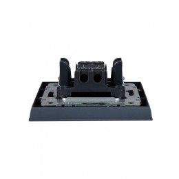 Выключатель 1-кл. СП BRITE ВСР10-1-0-БрМ 10А в сборе маренго IEK BR-V10-0-10-K35-F