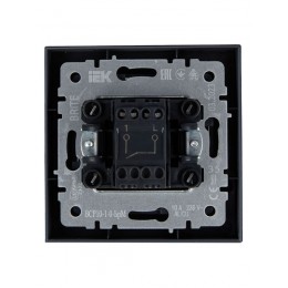 Выключатель 1-кл. СП BRITE ВСР10-1-0-БрМ 10А в сборе маренго IEK BR-V10-0-10-K35-F