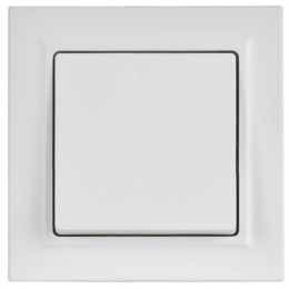 Выключатель 1-кл. СП BRITE ВСР10-1-0-БрАБ 10А в сборе арктич. бел. IEK BR-V10-0-10-K91-F