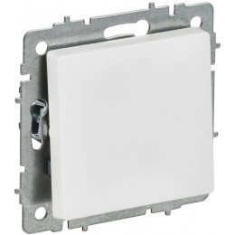 Выключатель проходной 1-кл. СП BRITE ВС10-1-6-БрАБ 10А механизм арктич. бел. IEK BR-V12-0-10-K91