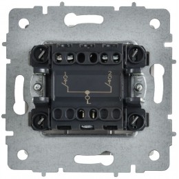 Выключатель 2-кл. СП BRITE ВС10-2-0-БрАБ 10А механизм арктич. бел. IEK BR-V20-0-10-K91