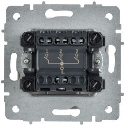 Выключатель 3-кл. СП BRITE ВС10-3-0-БрАБ 10А механизм арктич. бел. IEK BR-V30-0-10-K91